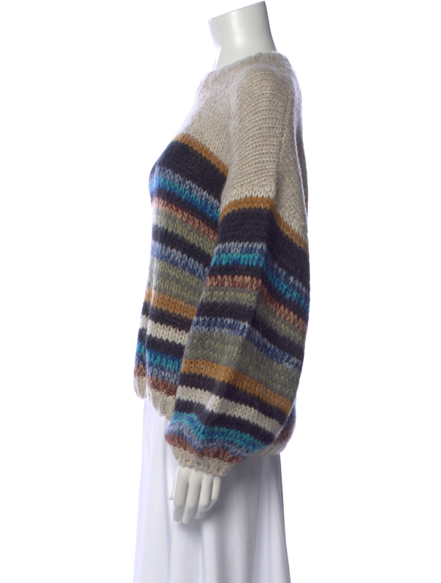 Munthe Striped Crew Neck Sweater