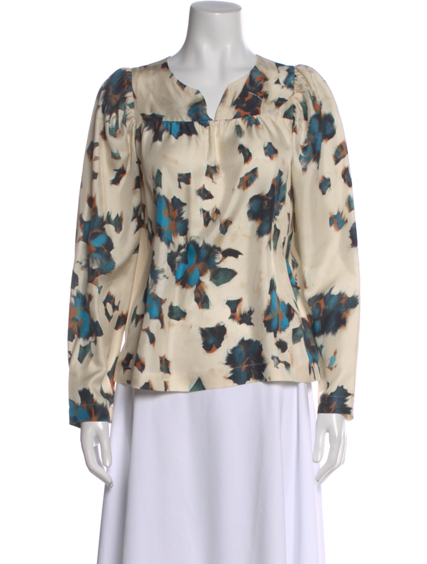 Munthe Silk Floral Print Blouse