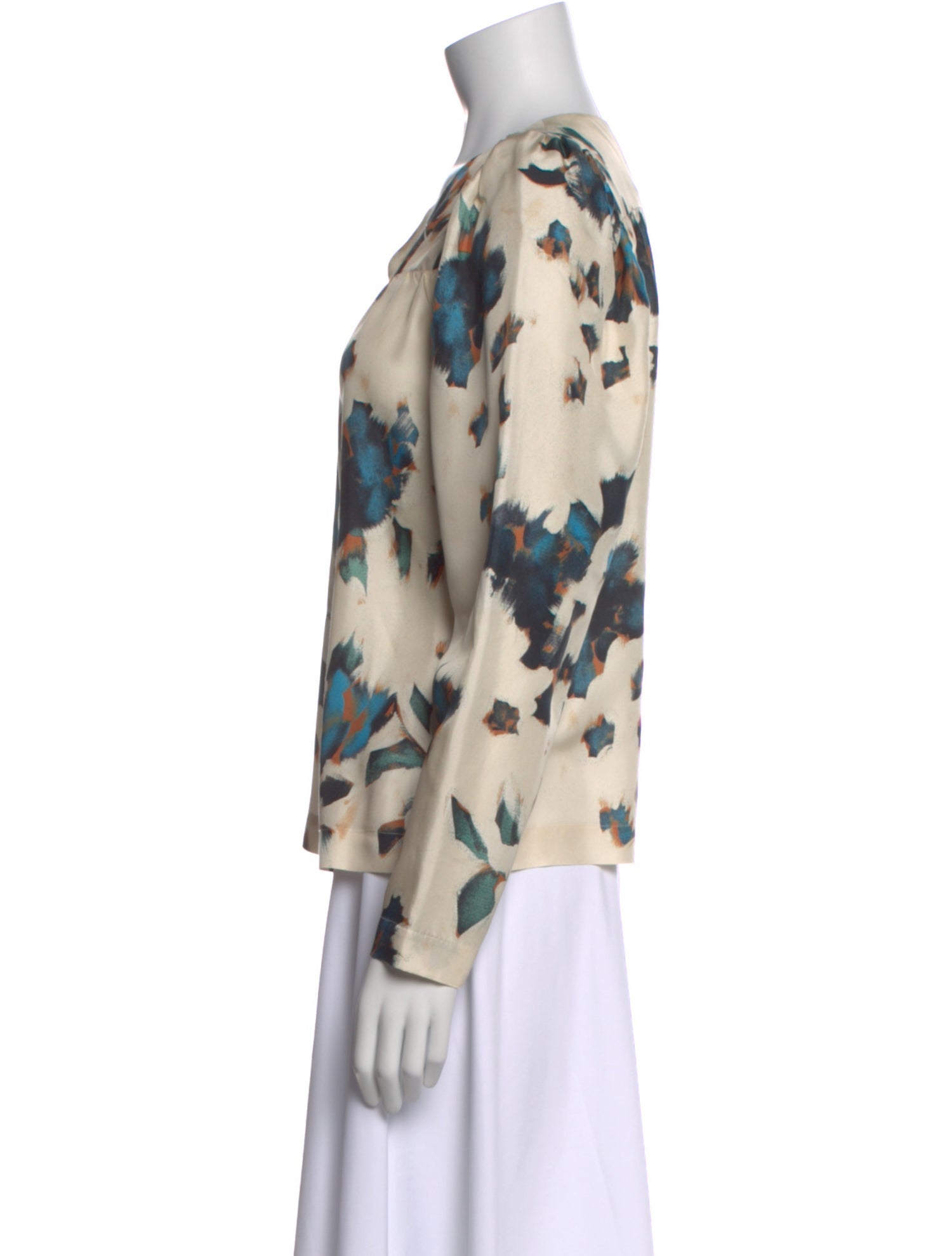 Munthe Silk Floral Print Blouse