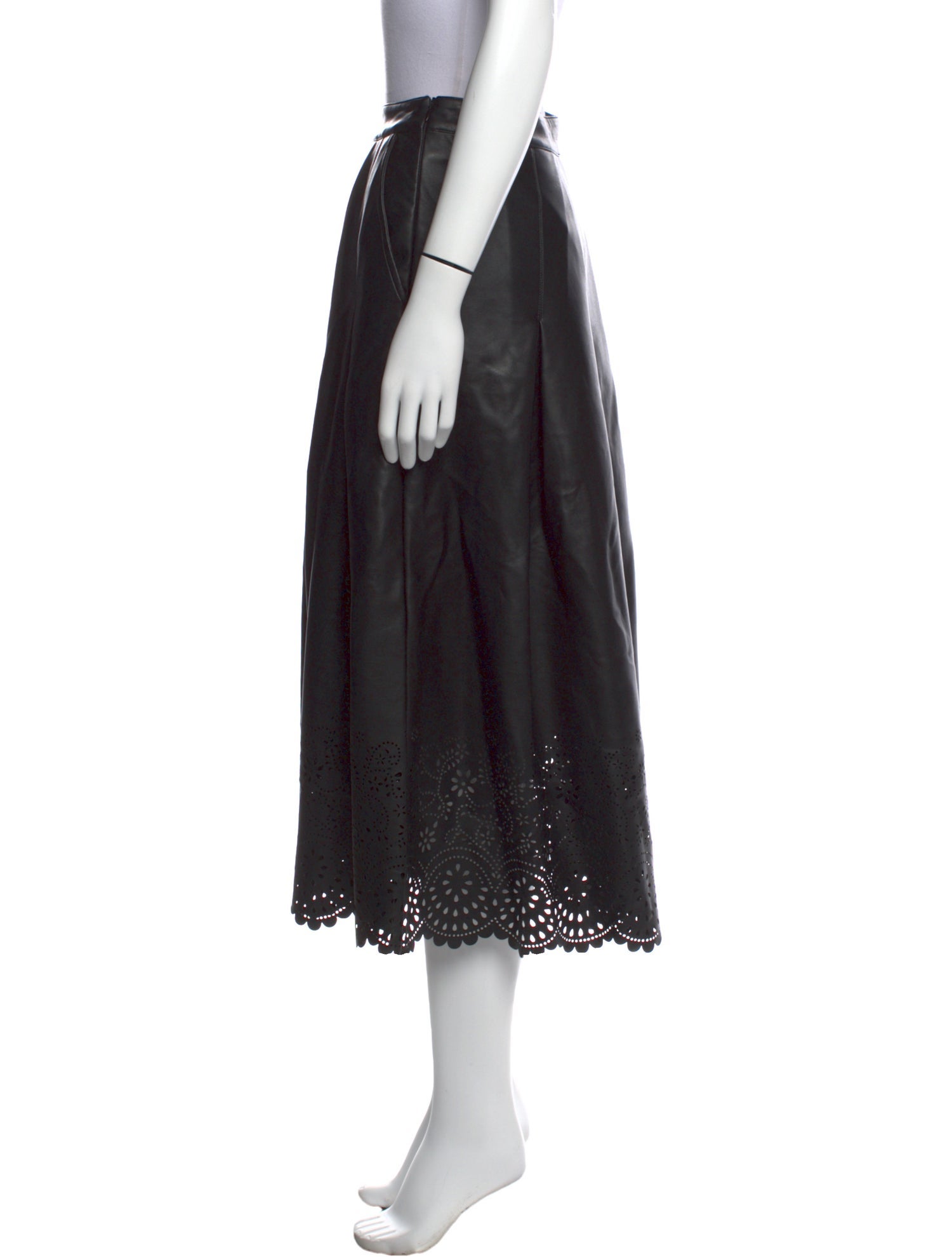 Munthe Lace Pattern Midi Length Skirt