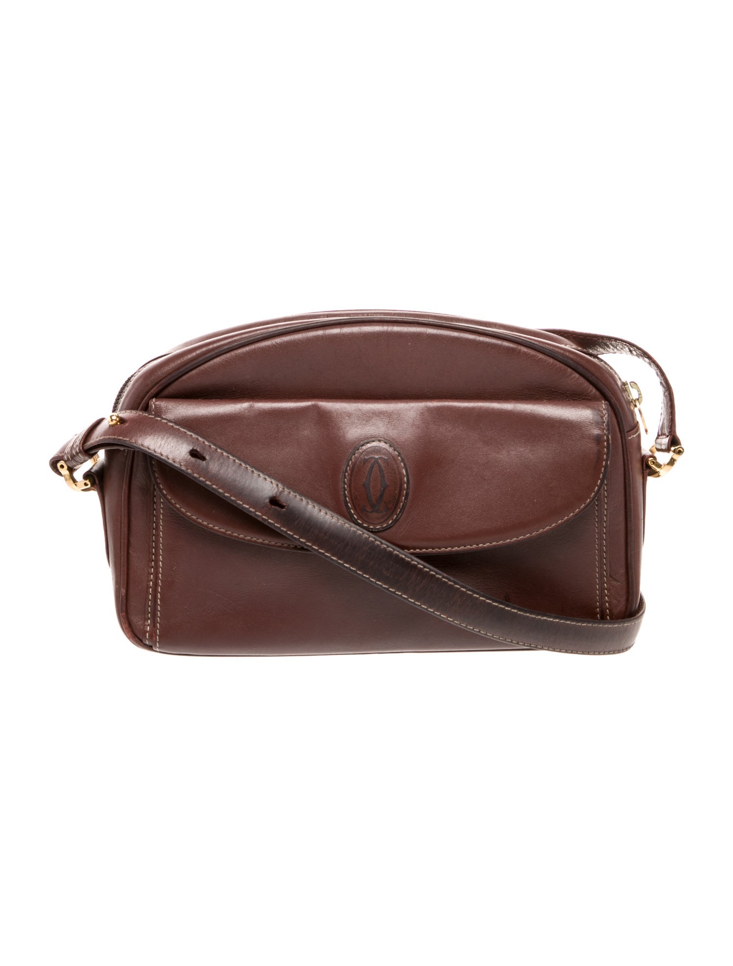 Must de Cartier Leather Shoulder Bag