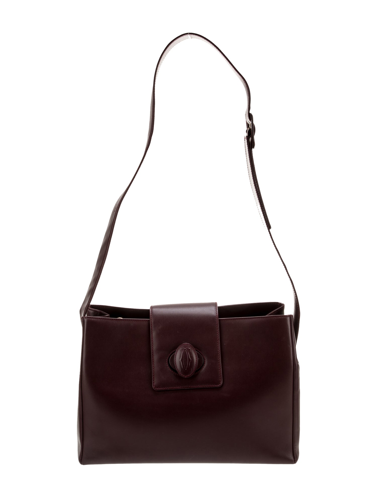 Must de Cartier Leather Shoulder Bag