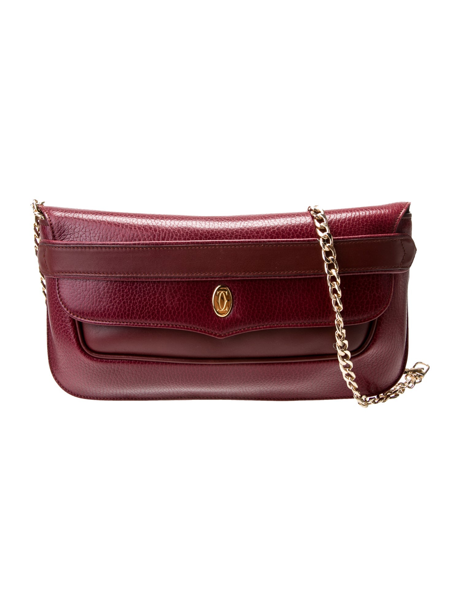Must de Cartier Leather Crossbody Bag