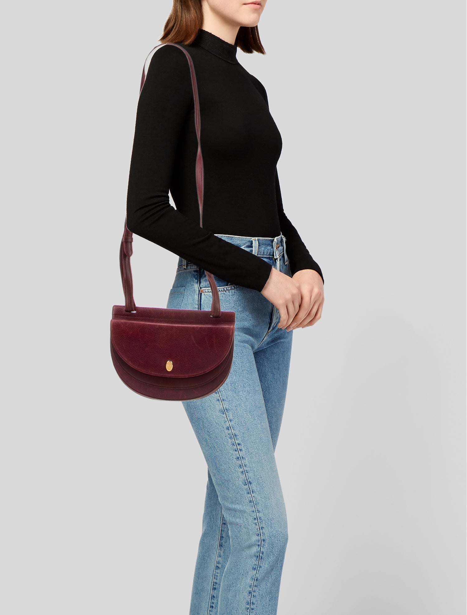 Must de Cartier Leather Crossbody Bag