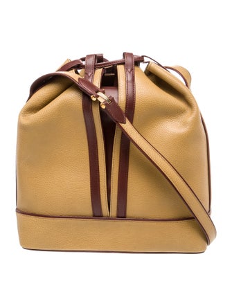 Must de Cartier Leather Bucket Bag