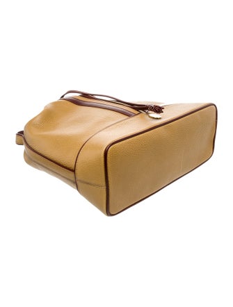 Must de Cartier Leather Bucket Bag