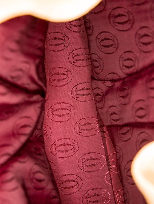 Must de Cartier Leather Bucket Bag