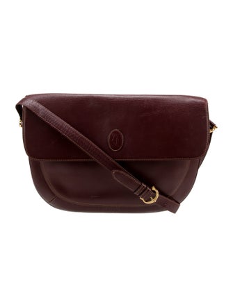 Must de Cartier Leather Shoulder Bag