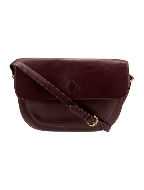 Must de Cartier Leather Shoulder Bag