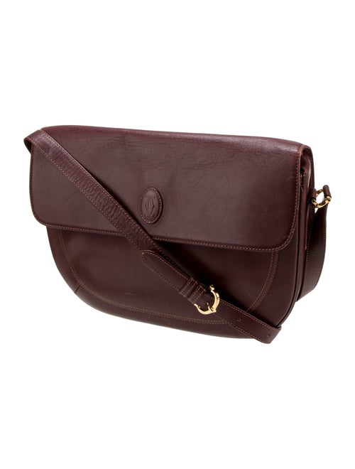 Must de Cartier Leather Shoulder Bag