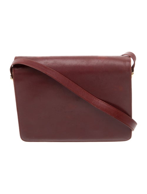 Must de Cartier Leather Messenger Bag