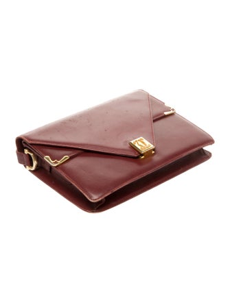 Must de Cartier Leather Messenger Bag