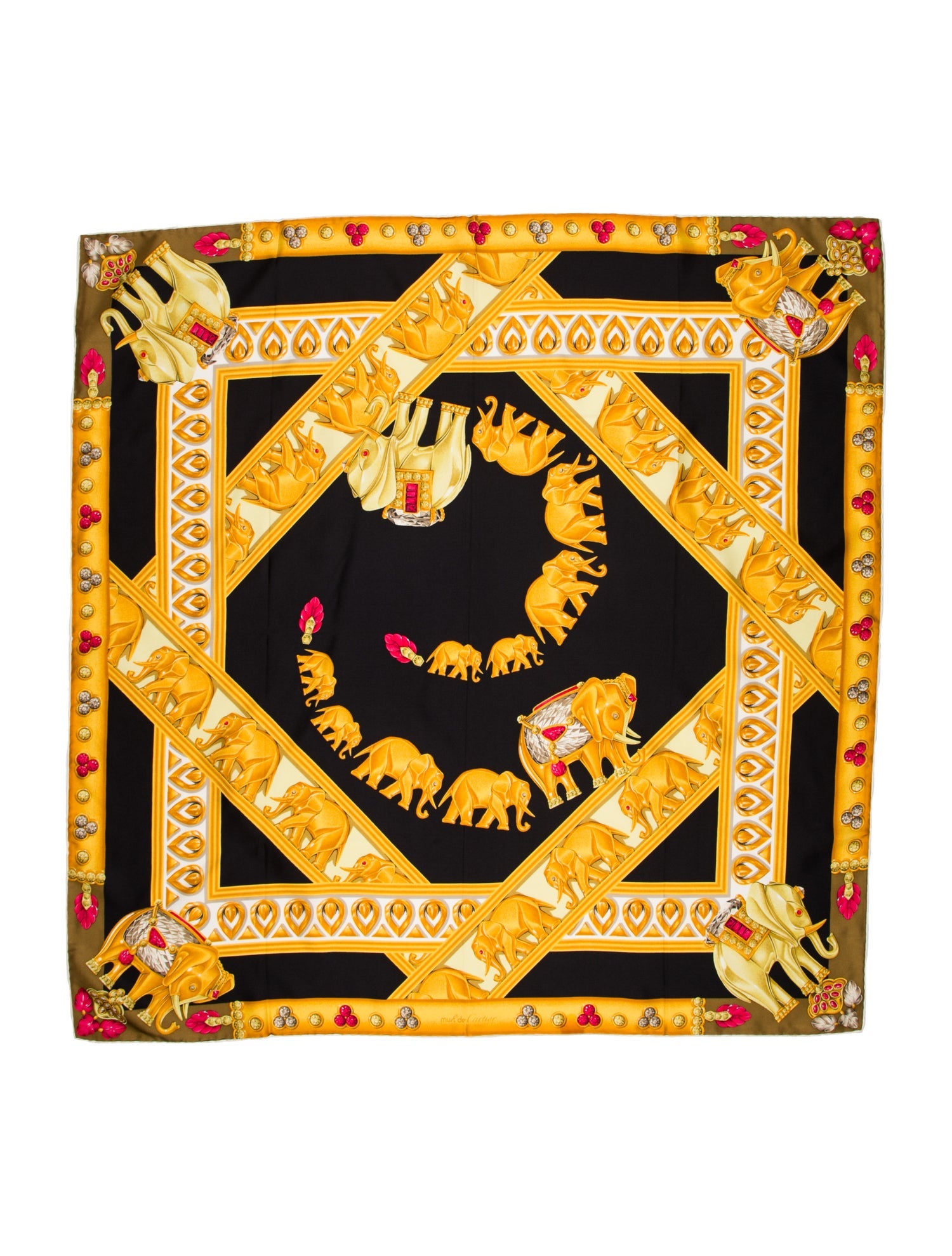 Must de Cartier Silk Printed Scarf