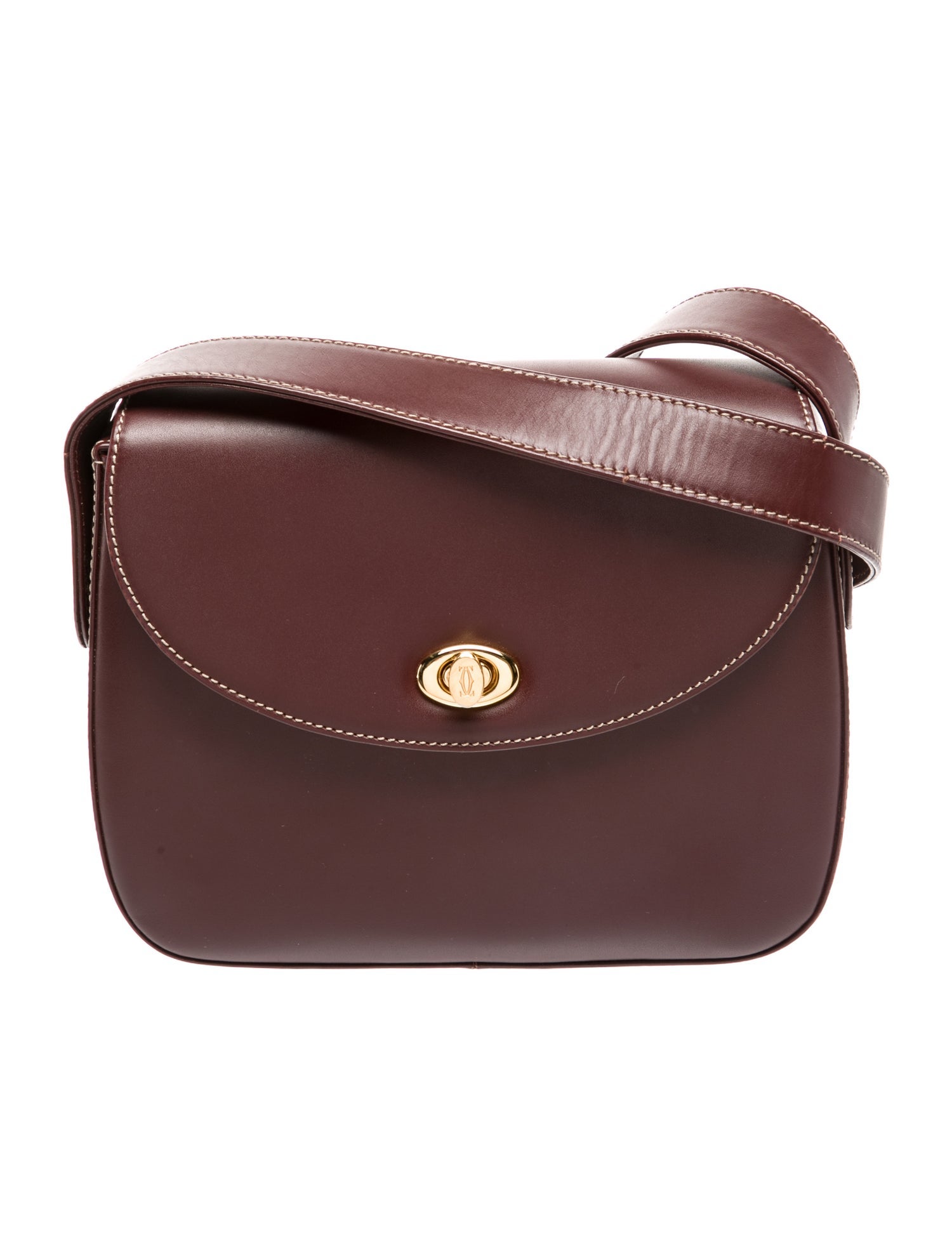 Must de Cartier Leather Shoulder Bag