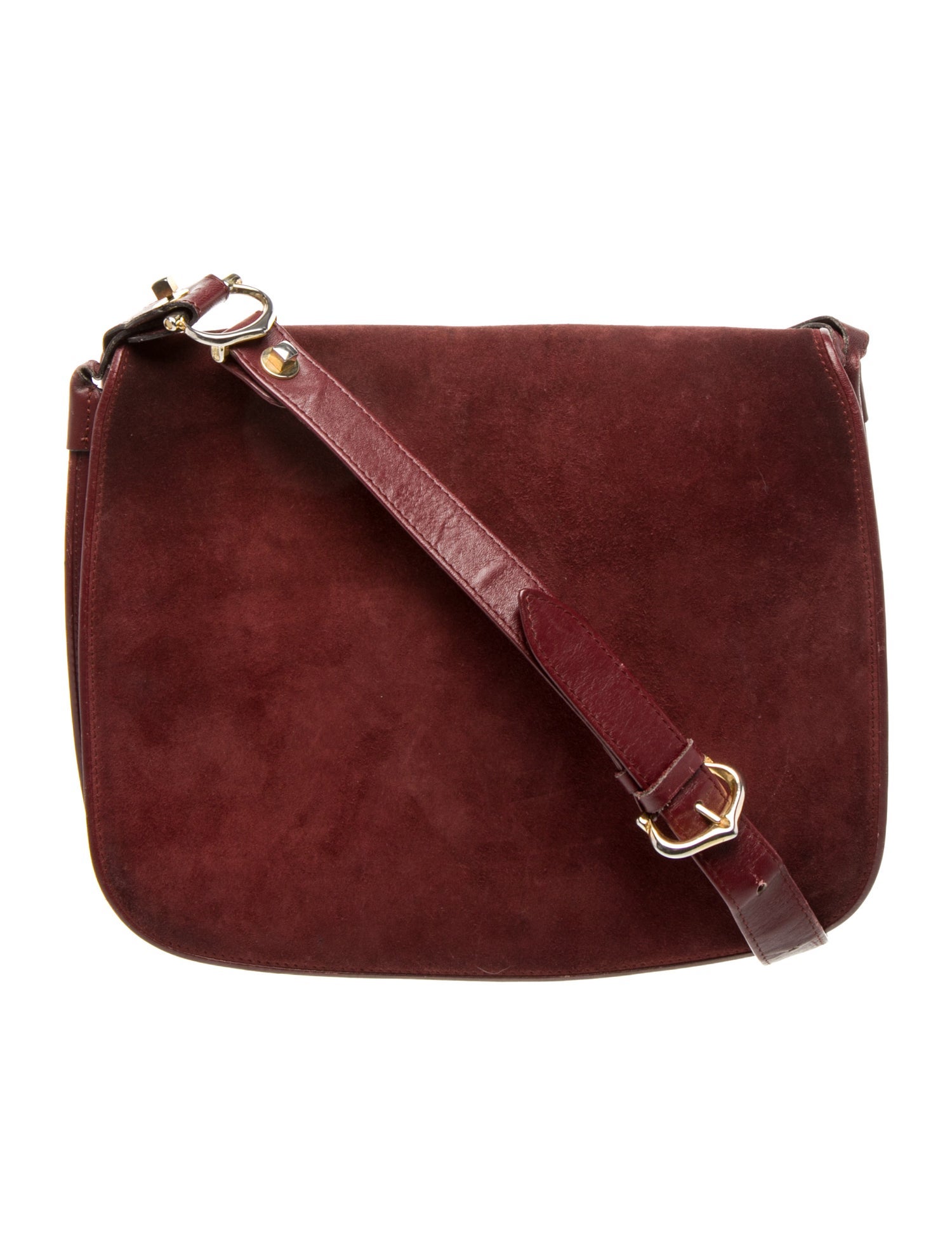 Must de Cartier Leather Crossbody Bag