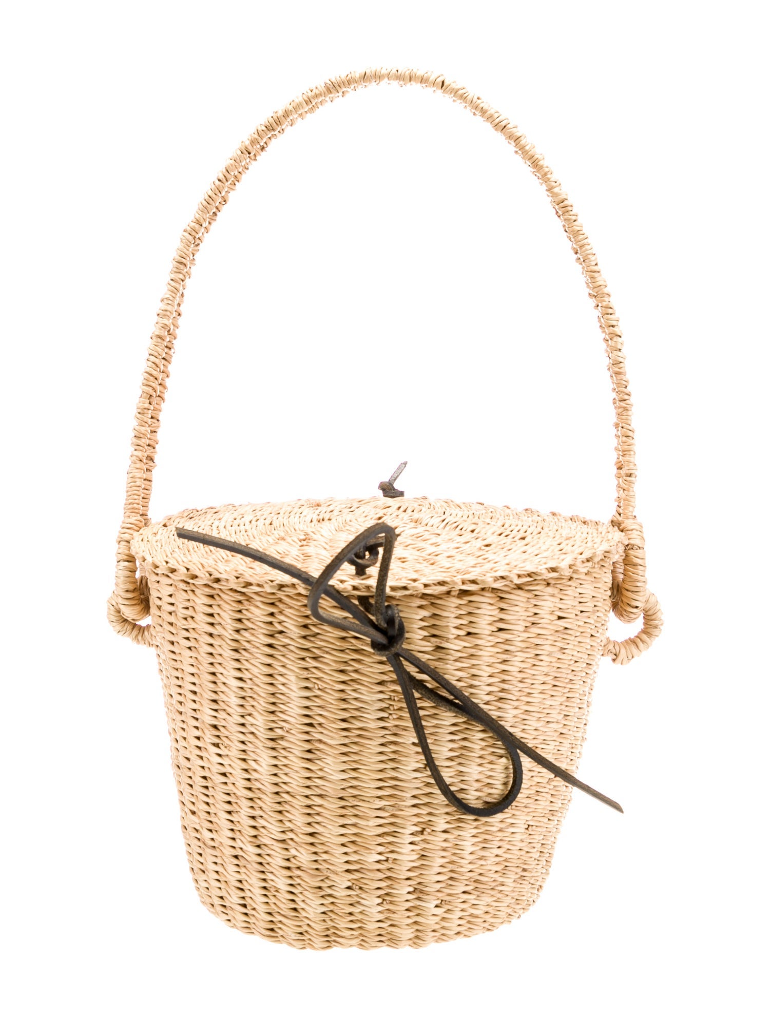 Muun Straw Top Handle Bag