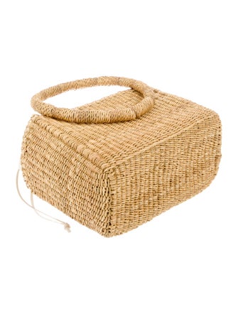Muun Raffia Top Handle Bag