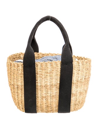 Muun Raffia Top Handle Bag