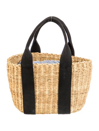Muun Raffia Top Handle Bag