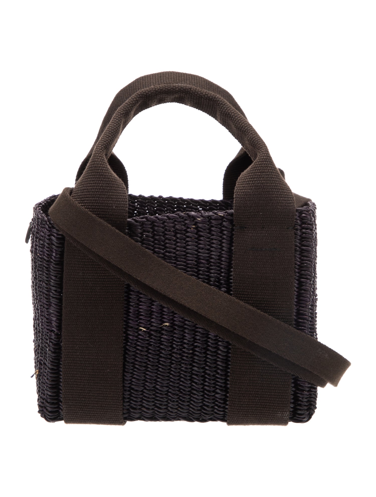 Muun Raffia Top Handle Bag