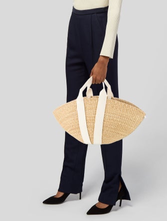 Muun Raffia Top Handle Bag