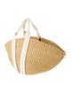 Muun Raffia Top Handle Bag