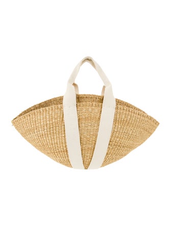 Muun Raffia Top Handle Bag
