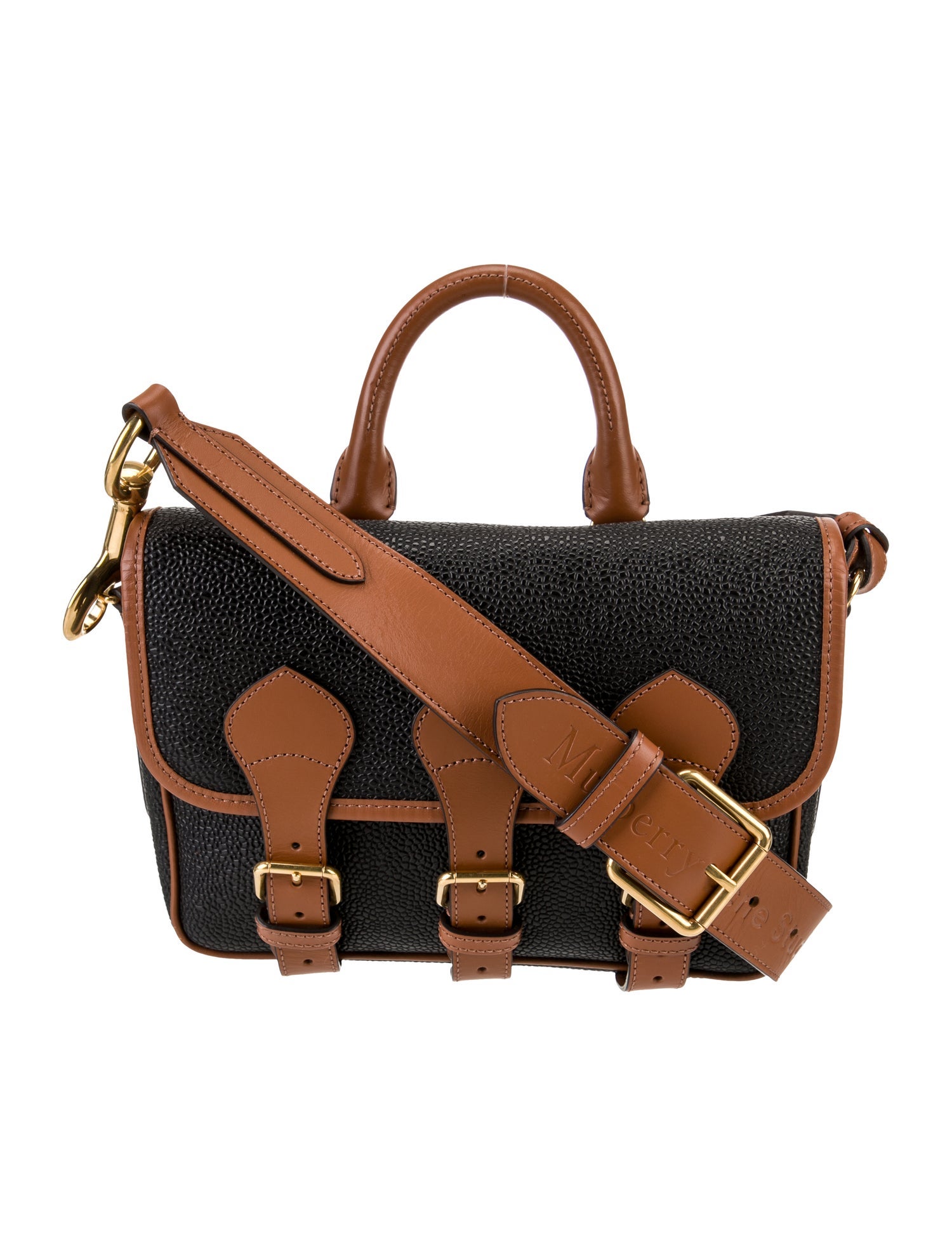 Mulberry x Acne Studios Embossed Leather Shoulder Bag