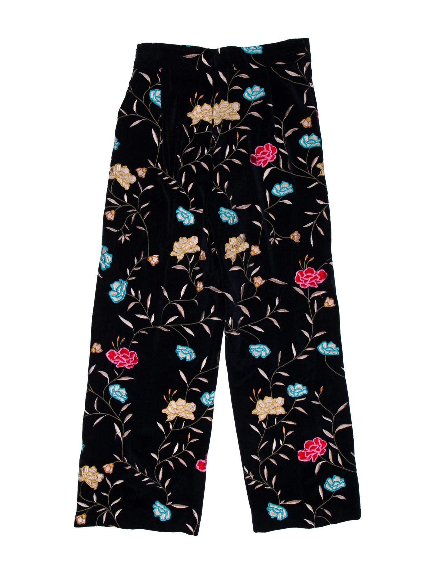 Maliparmi Floral Print Wide Leg Pants