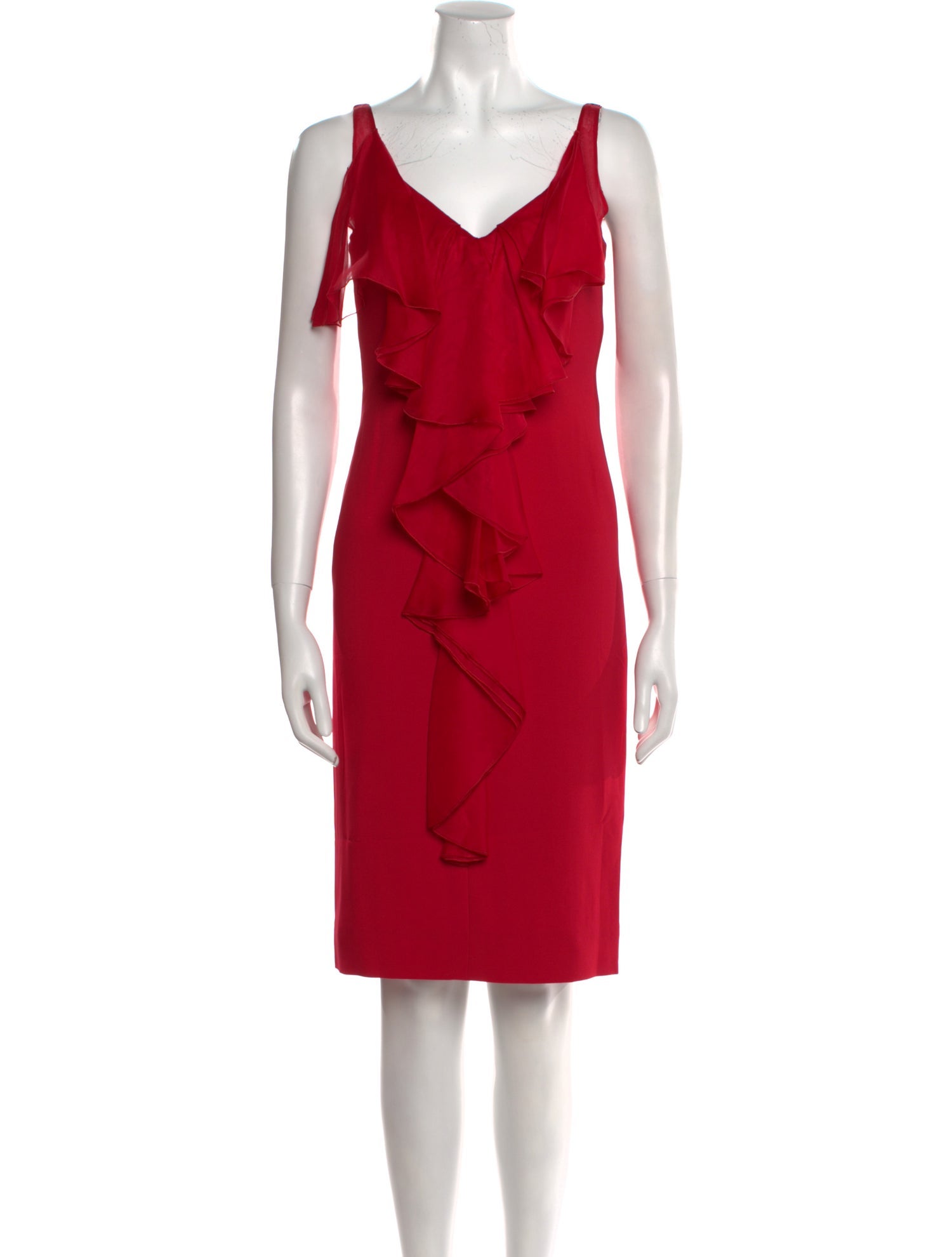 Valentino Silk Knee-Length Dress