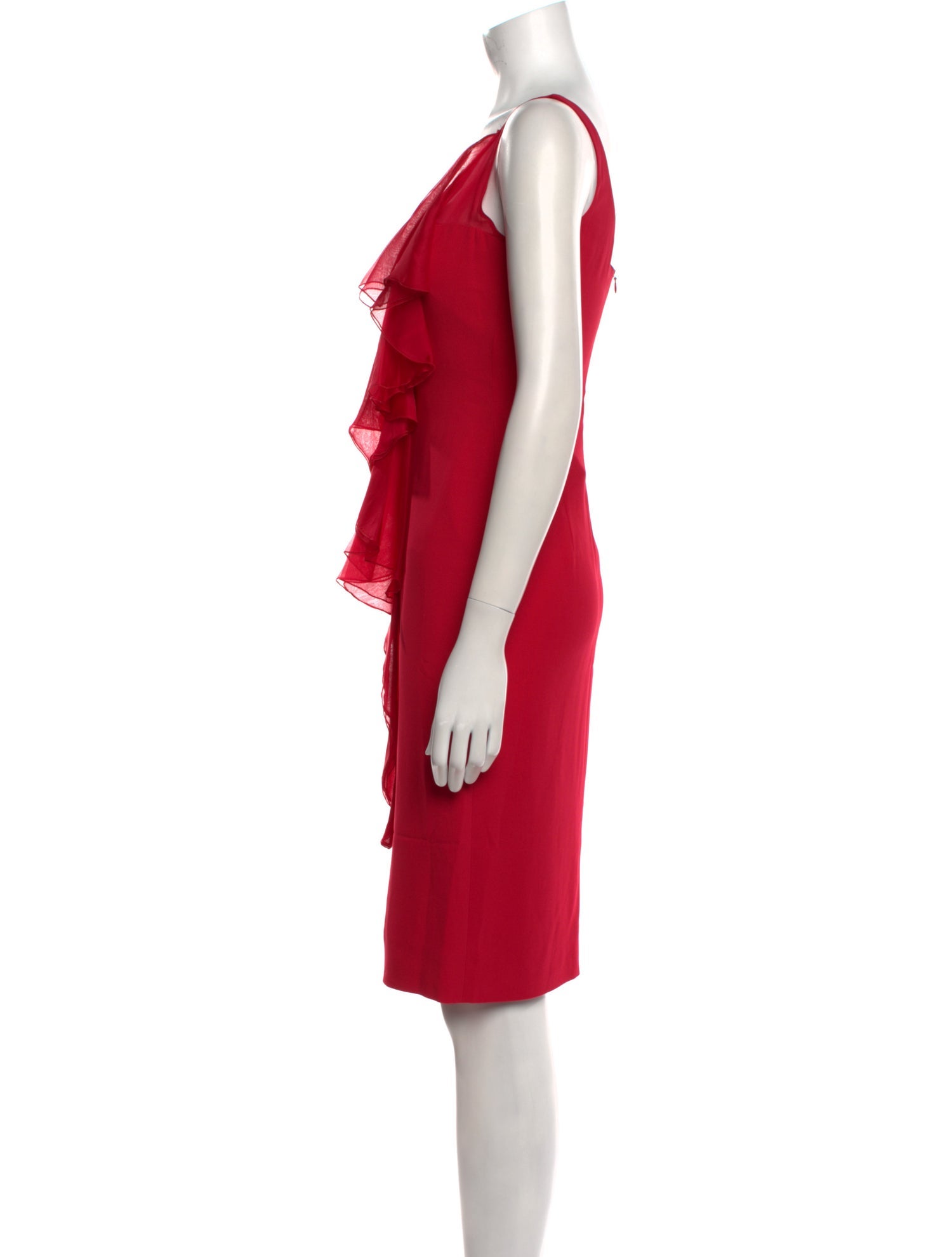 Valentino Silk Knee-Length Dress