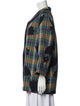 M. & Kyoko Plaid Print Jacket
