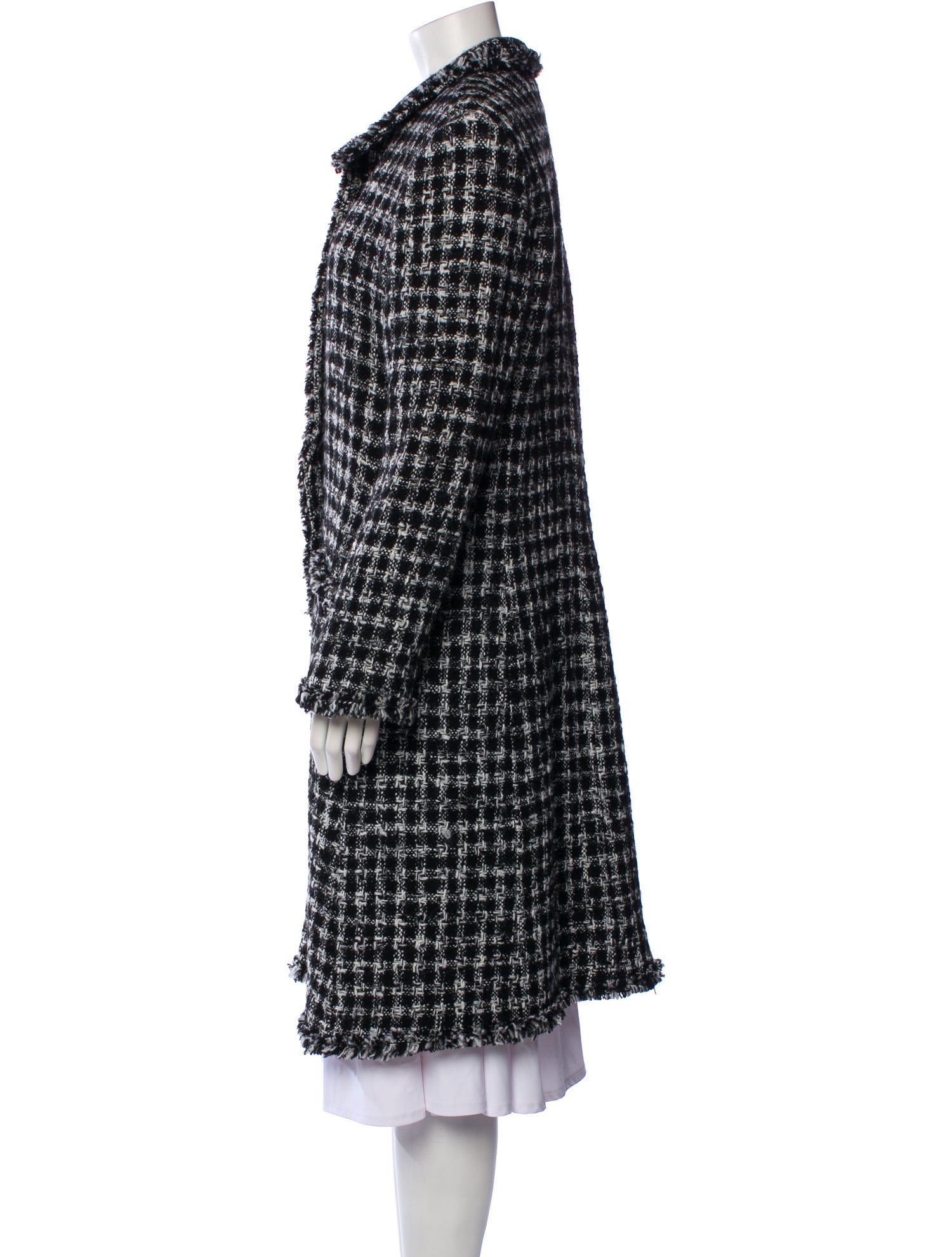 Marvin Richards Houndstooth Print Coat