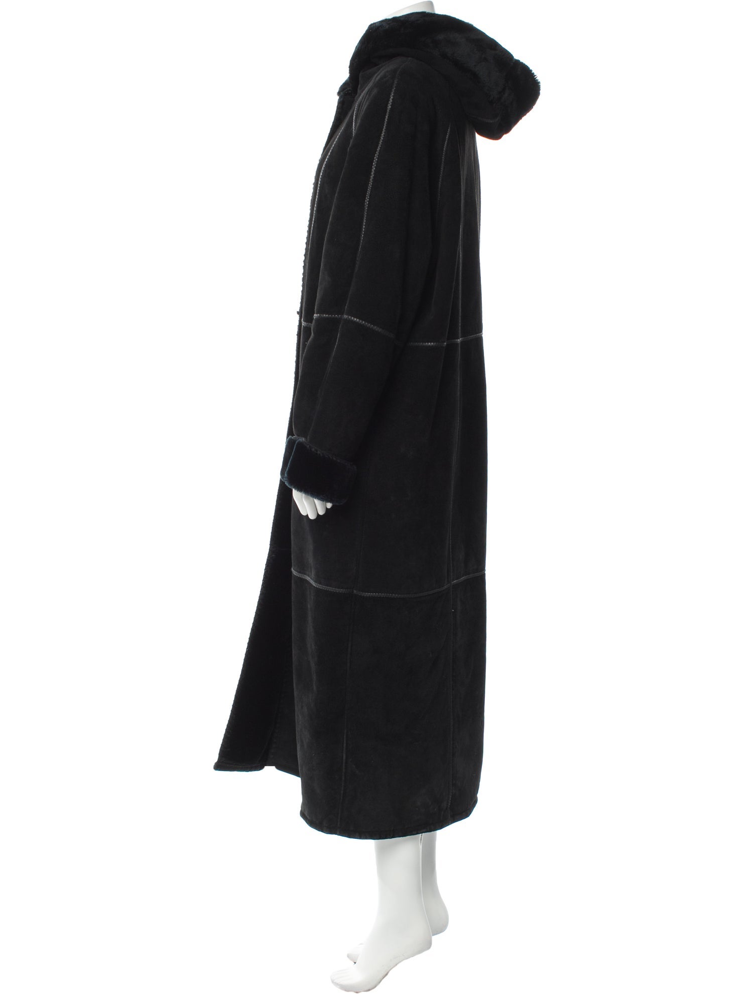 Marvin Richards Leather Faux Fur Coat