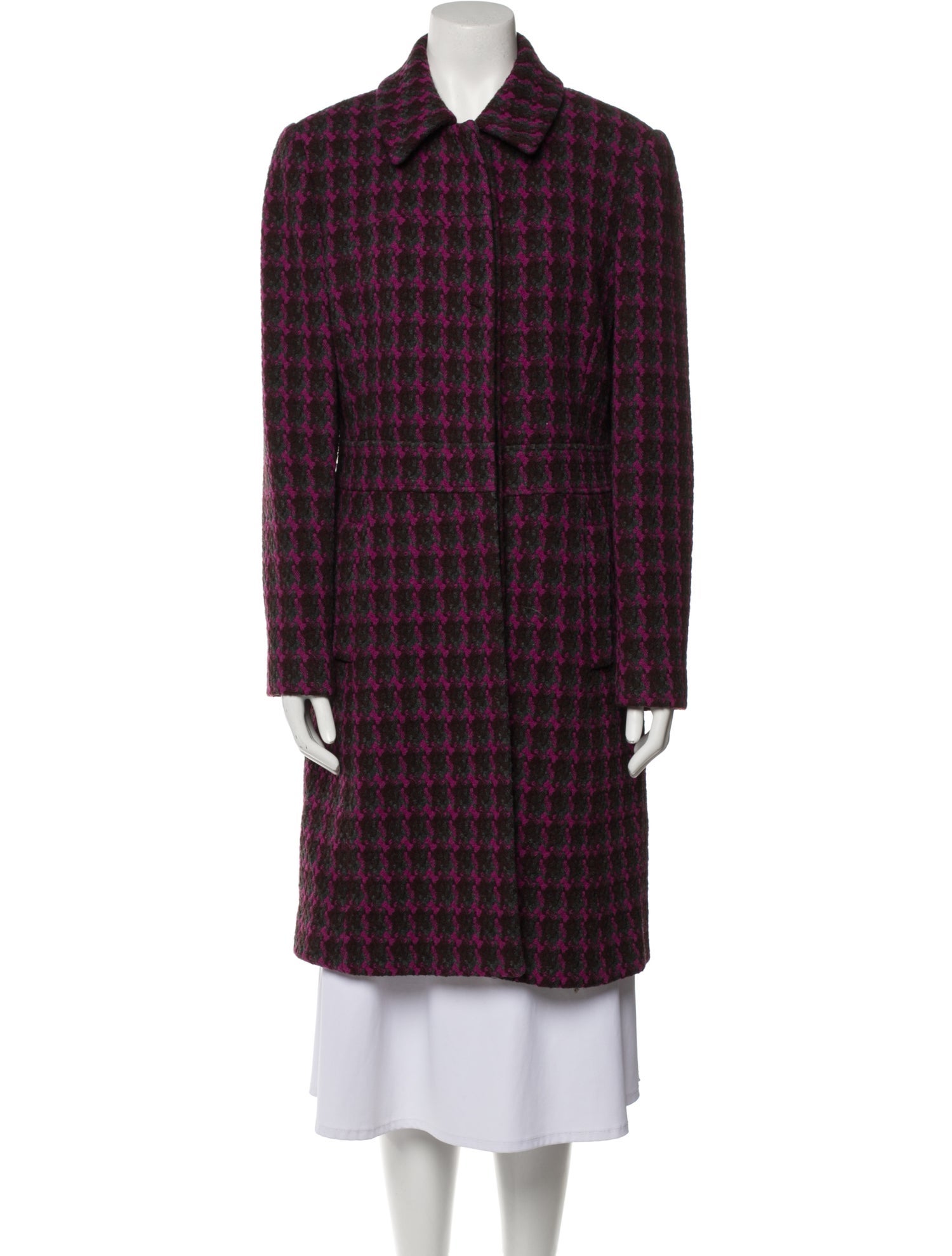 Marvin Richards Wool Tweed Pattern Coat
