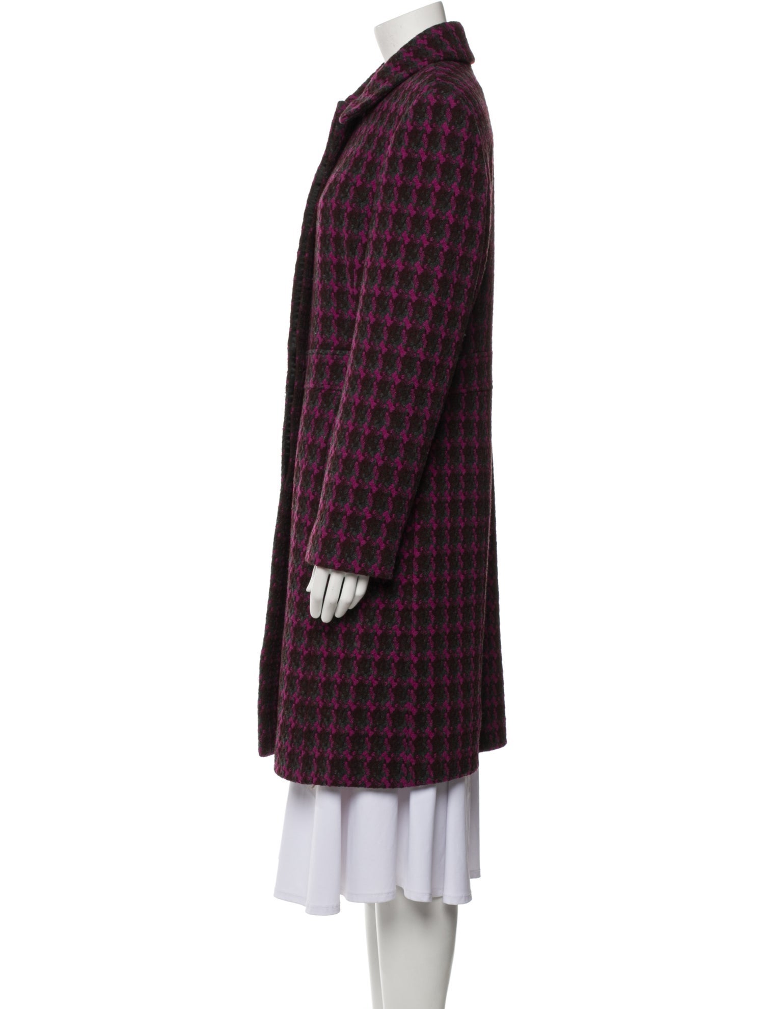 Marvin Richards Wool Tweed Pattern Coat