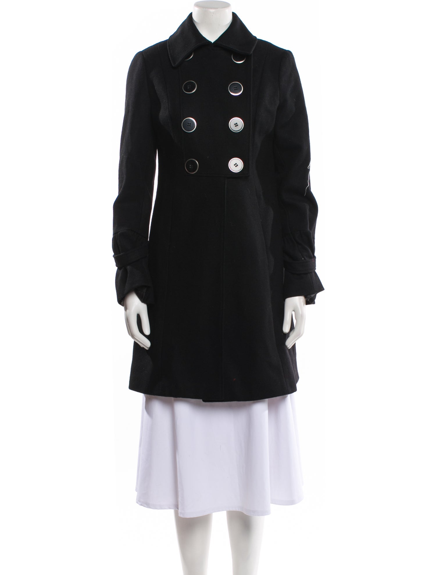 Marvin Richards Wool Trench Coat