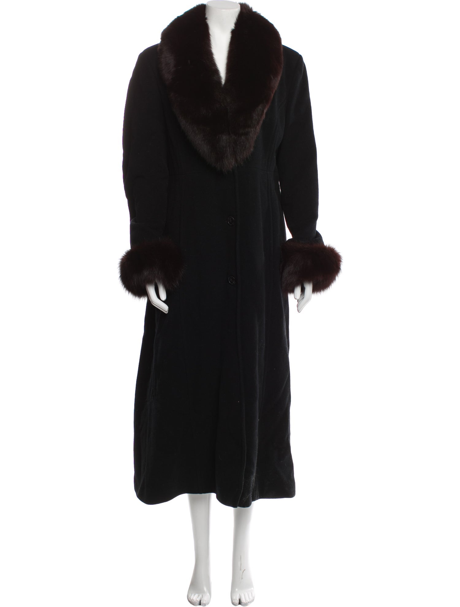 Marvin Richards Wool Fur Coat