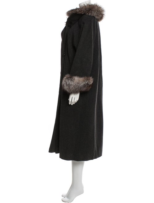 Marvin Richards Wool Faux Fur Coat