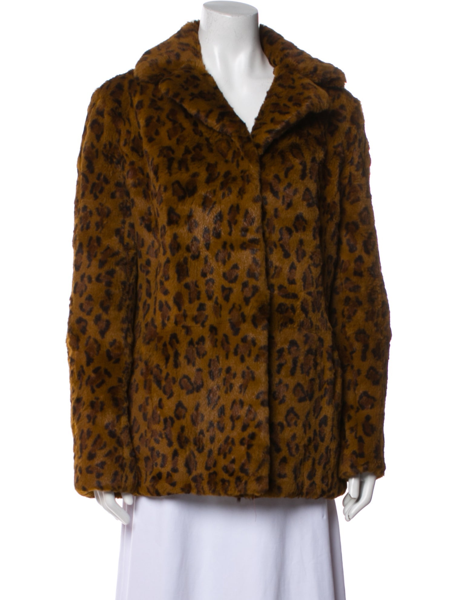 Marvin Richards Fur Animal Print Fur Jacket