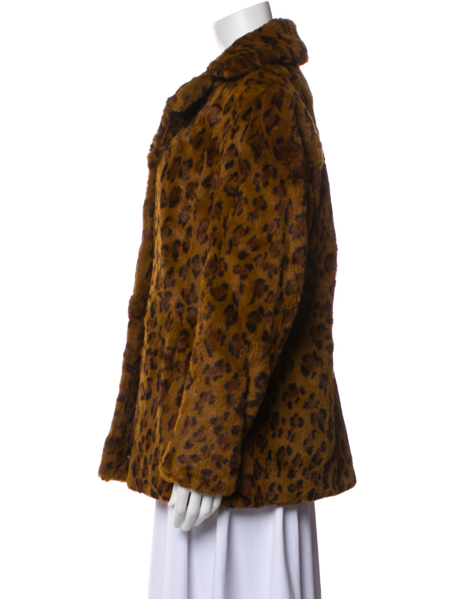 Marvin Richards Fur Animal Print Fur Jacket