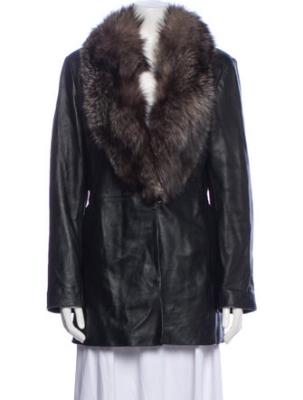 Marvin Richards Leather Fur Coat