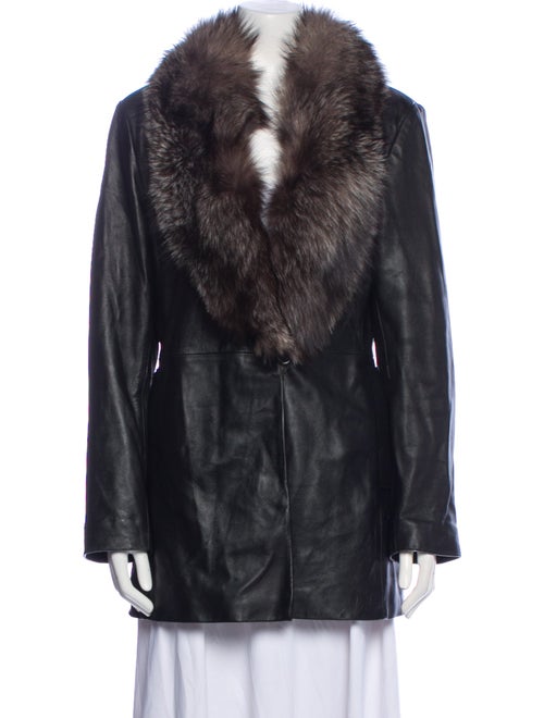 Marvin Richards Leather Fur Coat