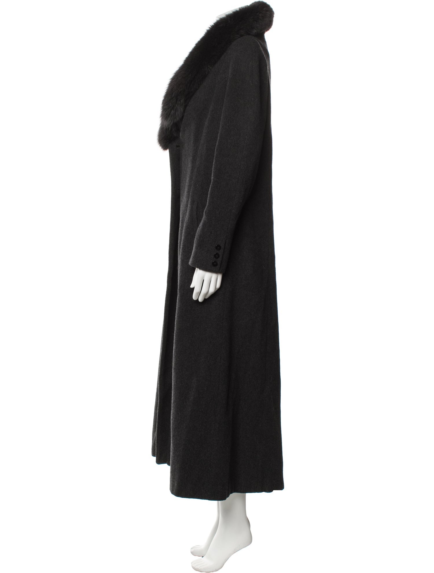 Marvin Richards Lambswool Faux Fur Coat