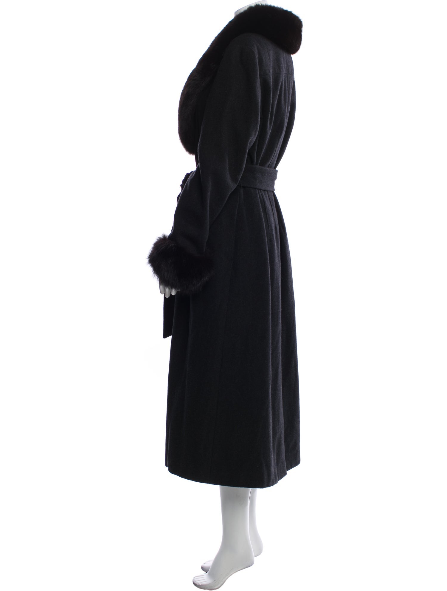 Marvin Richards Wool Fur Coat