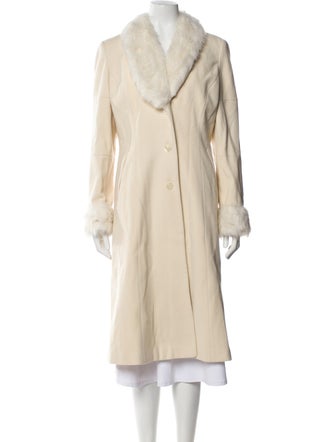 Marvin Richards Wool Faux Fur Coat