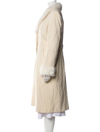 Marvin Richards Wool Faux Fur Coat