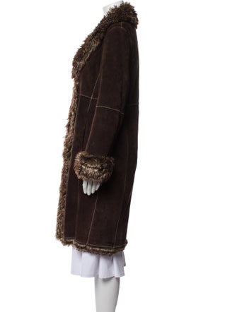 Marvin Richards Leather Faux Fur Coat
