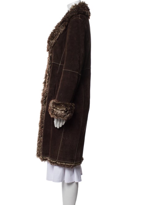 Marvin Richards Leather Faux Fur Coat