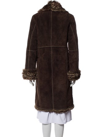 Marvin Richards Leather Faux Fur Coat